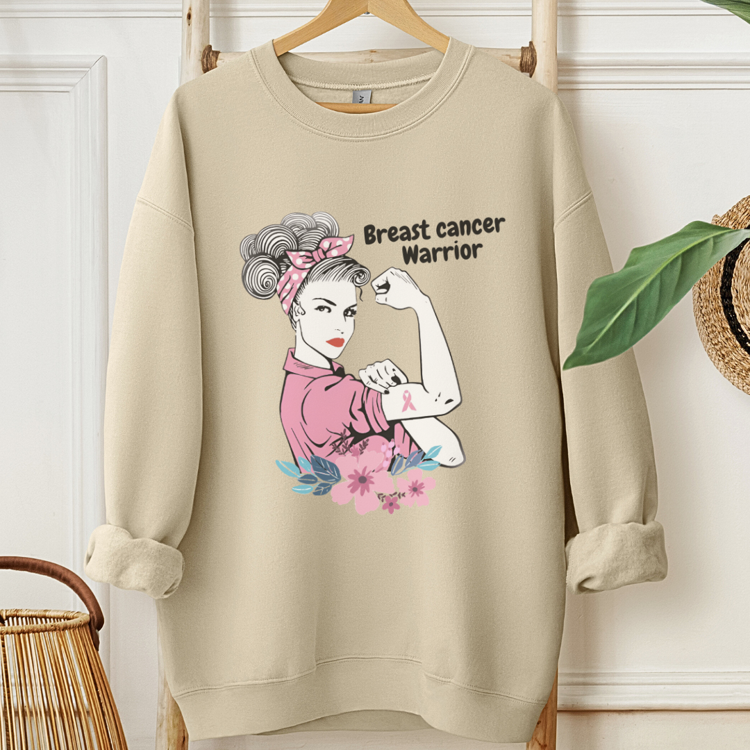 Breast Cancer Warrior🎗️Cancer support Sweatshirt