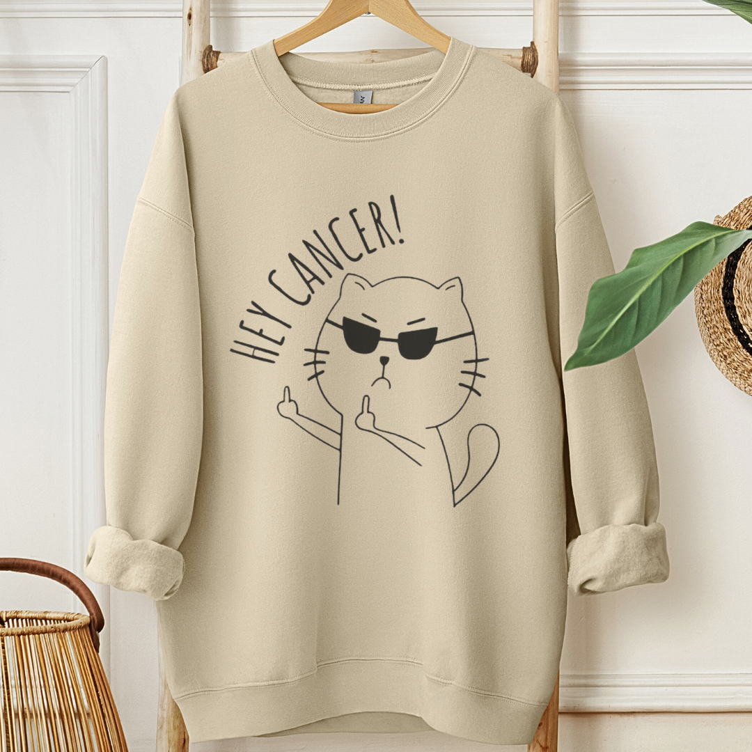 Hey CanceršļøCancer support Sweatshirt