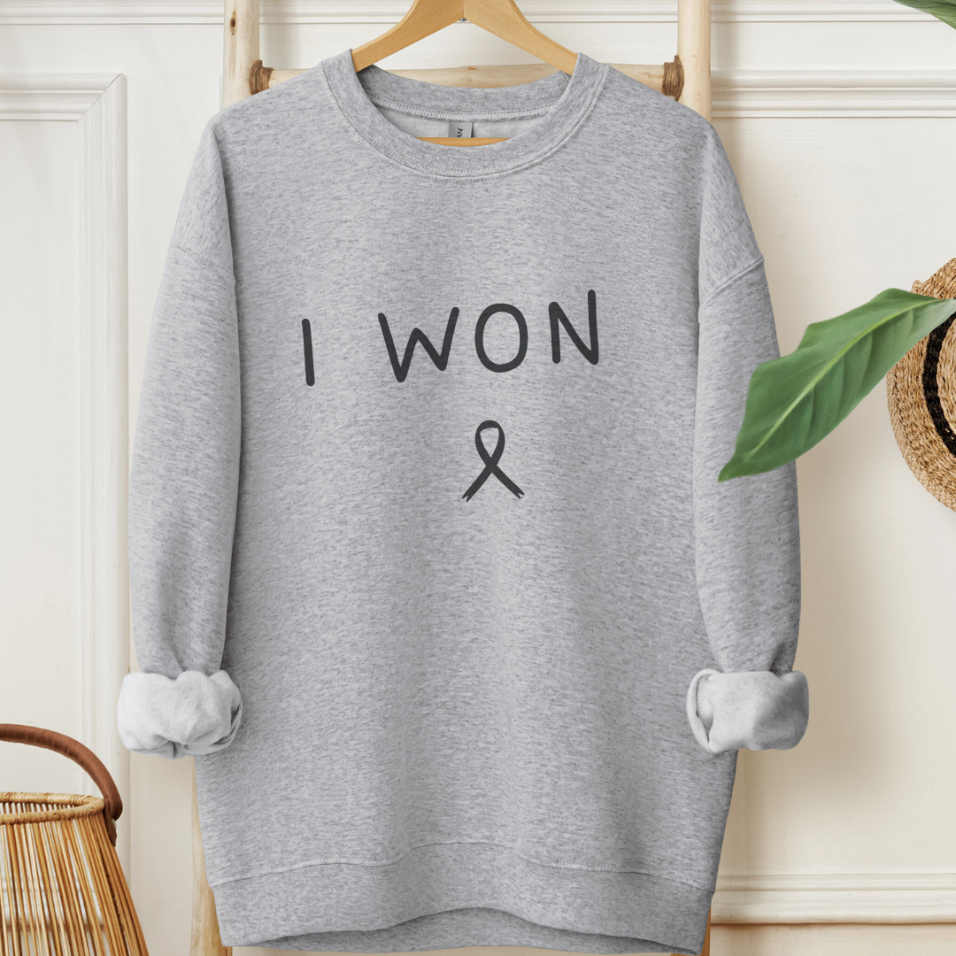 I won🎗️Cancer support Sweatshirt