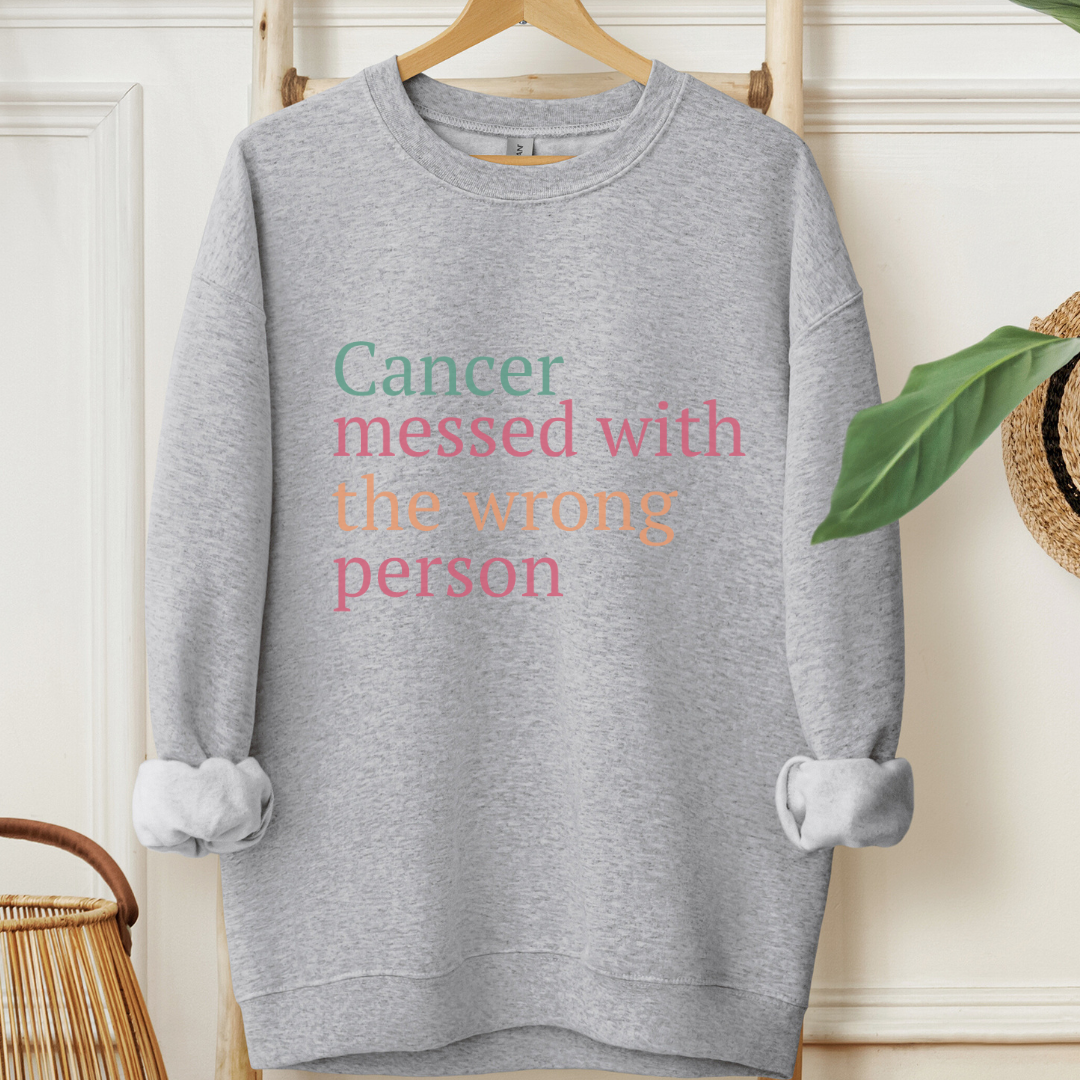 Messed🎗️Cancer support Sweatshirt