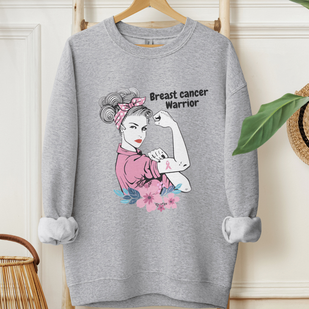 Breast Cancer Warrior🎗️Cancer support Sweatshirt