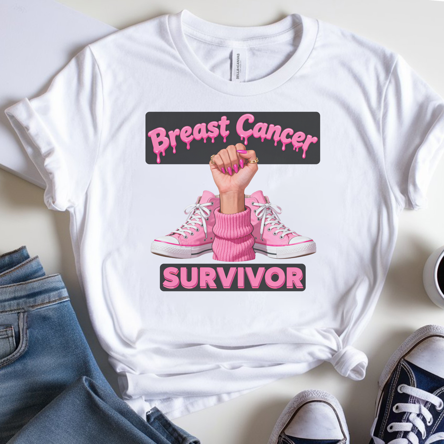 Breast Survivor🎗️ Cancer Support T-shirt