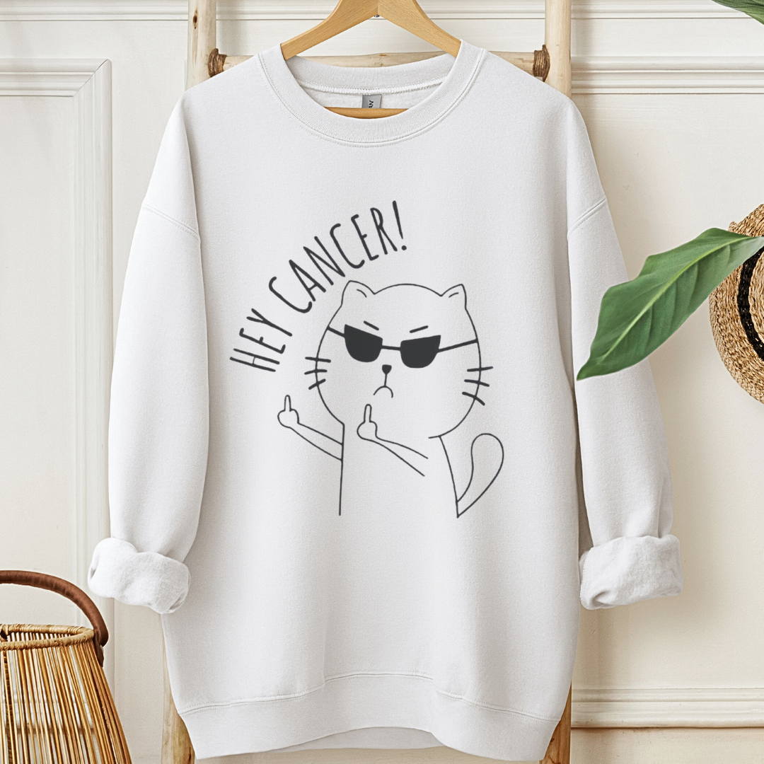 Hey CanceršļøCancer support Sweatshirt