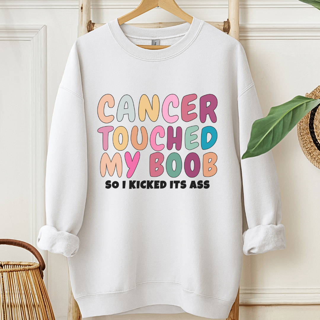 My boob🎗️Cancer support Sweatshirt
