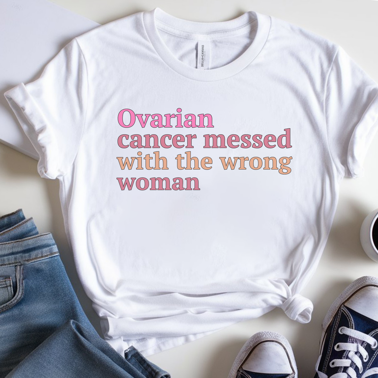 Ovarian🎗️ Cancer Support T-shirt