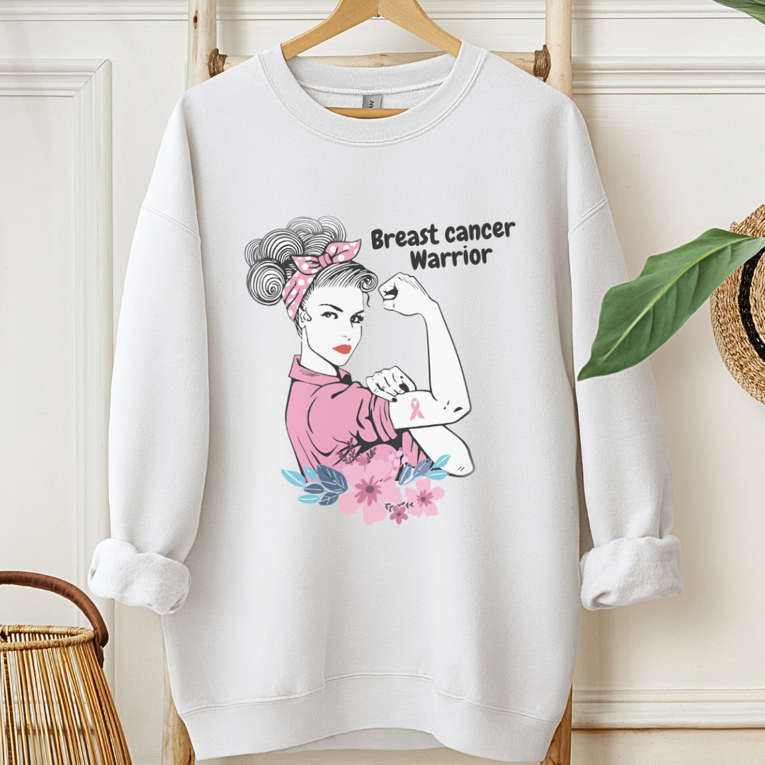 Breast Cancer Warrior🎗️Cancer support Sweatshirt