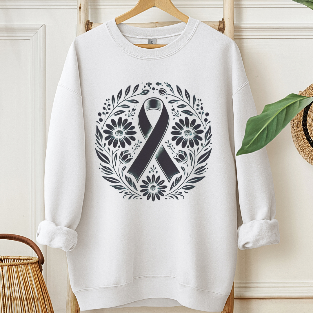 FloralšļøCancer support Sweatshirt