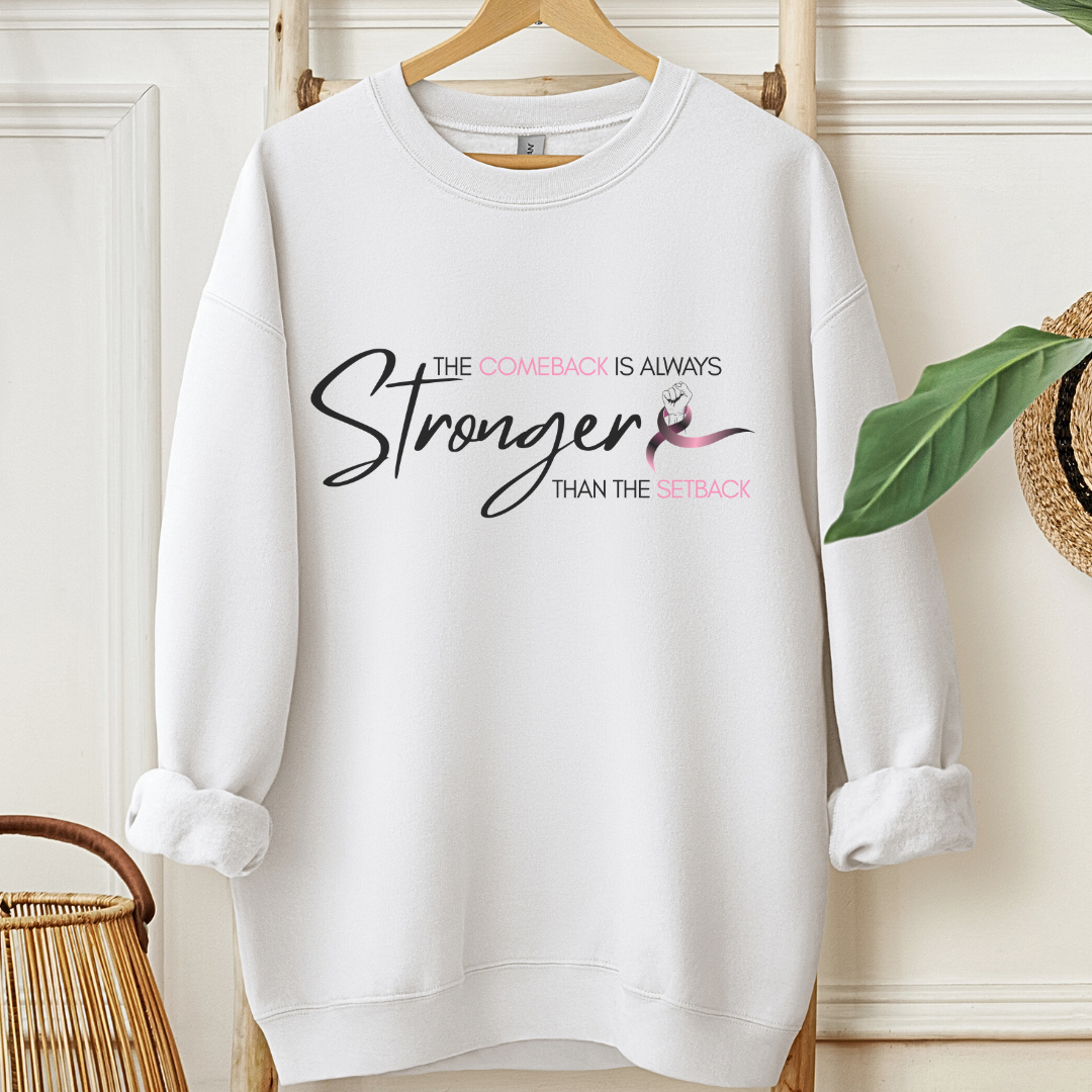 Come backšļøCancer support Sweatshirt