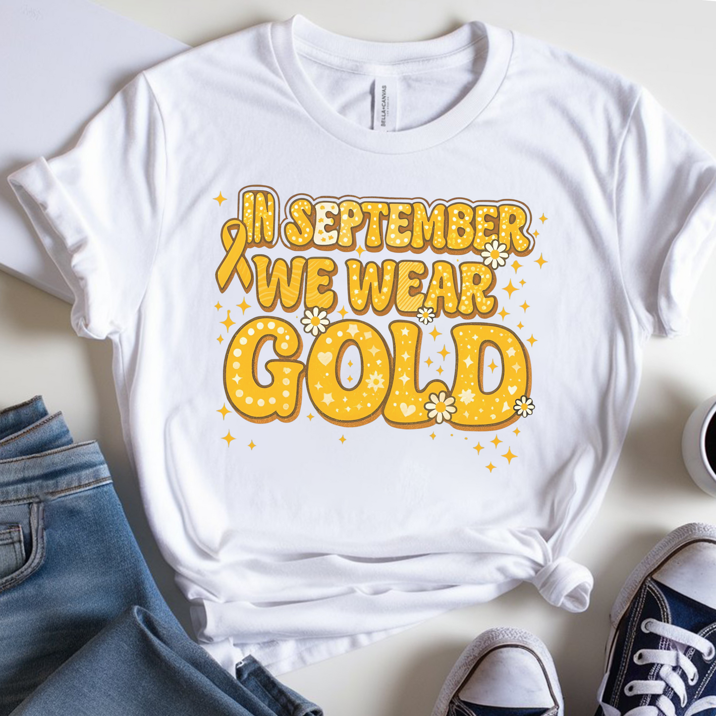 Gold🎗️ Cancer Support T-shirt