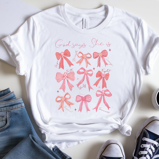 God says🎗️Cancer Support T-shirt