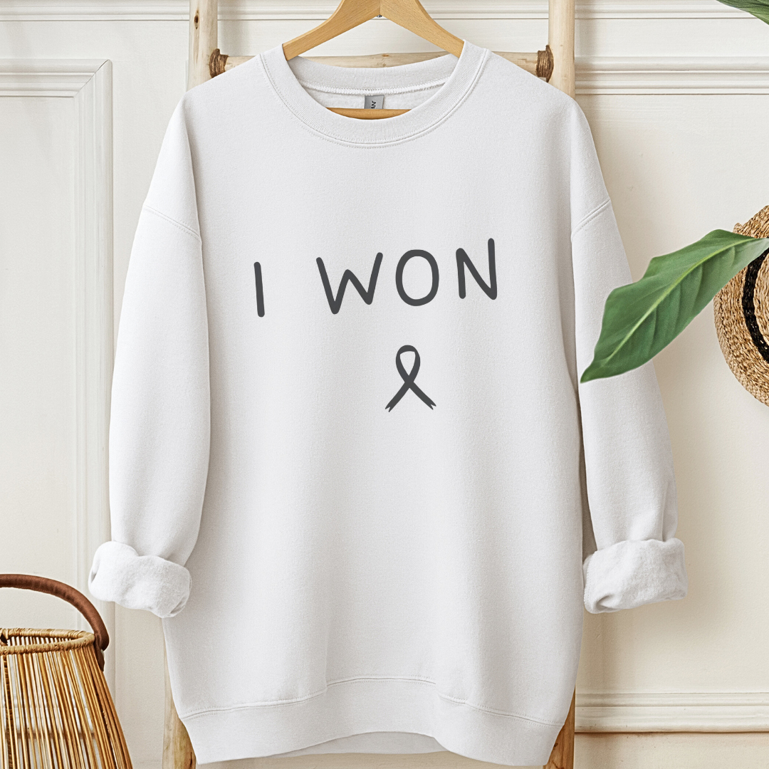 I won🎗️Cancer support Sweatshirt