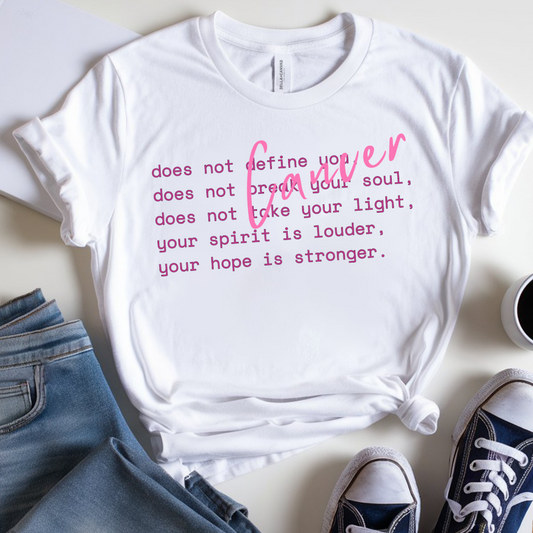 Cancer does NOT🎗️ Cancer Support T-shirt