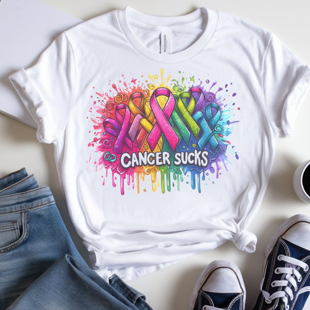 Sucks🎗️ Cancer Support T-shirt