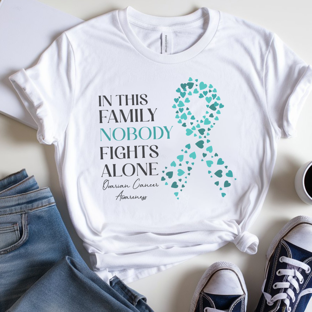 Alone🎗️ Cancer Support T-shirt