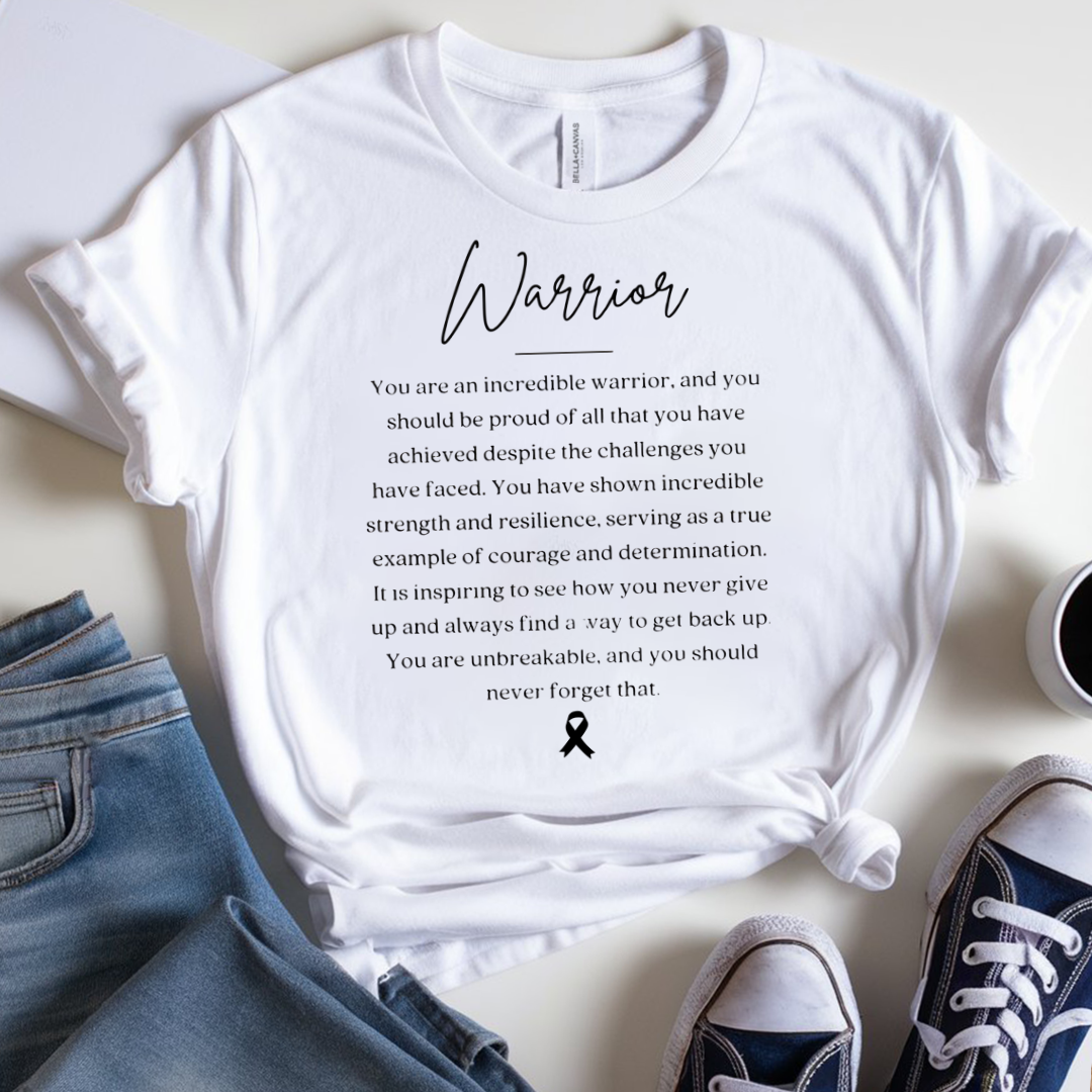 Incredible Warrior🎗️ Cancer Support T-shirt