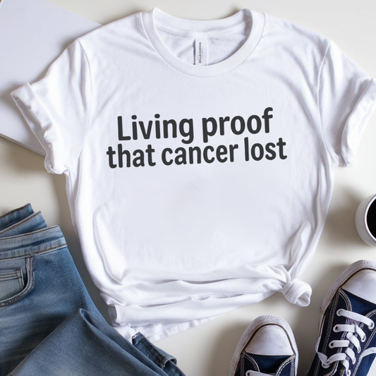 Living🎗️ Cancer Support T-shirt