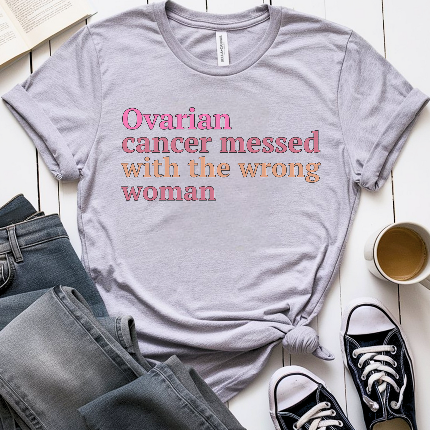 Ovarian🎗️ Cancer Support T-shirt