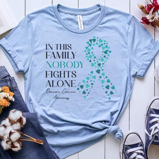 Alone🎗️ Cancer Support T-shirt