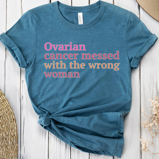 Ovarian🎗️ Cancer Support T-shirt