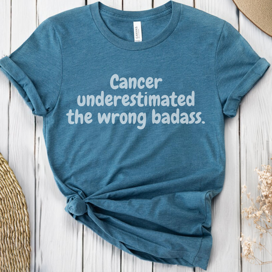 Underestimated🎗️ Cancer Support T-shirt