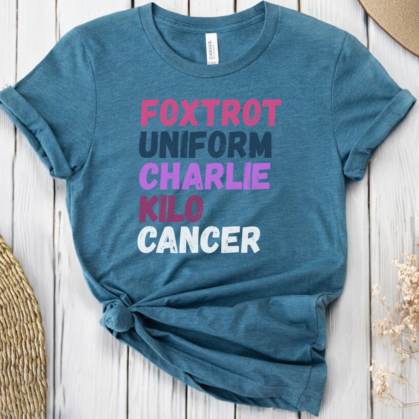 Foxtrot🎗️ Cancer Support T-shirt