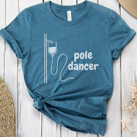 Pole Dancer🎗️ Cancer Support T-shirt