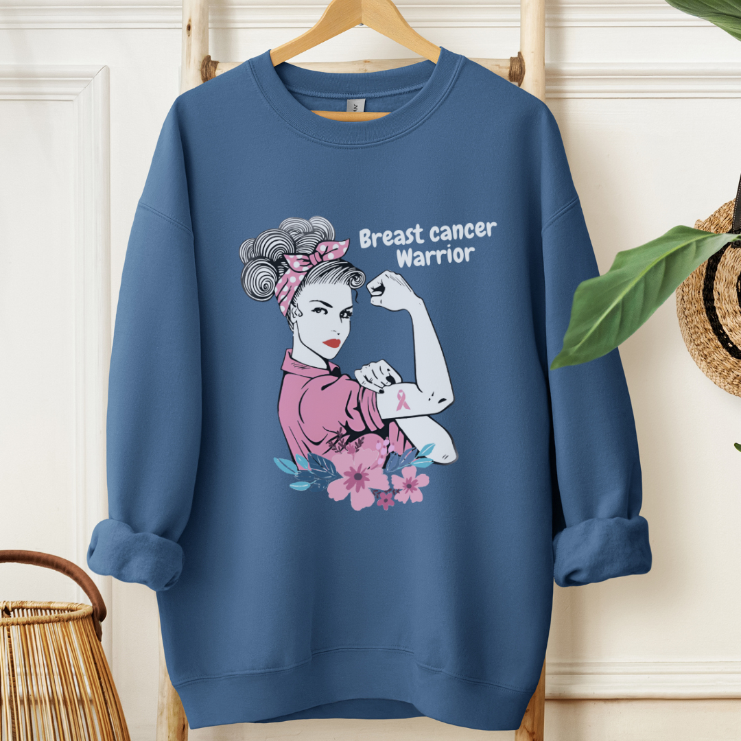 Breast Cancer Warrior🎗️Cancer support Sweatshirt