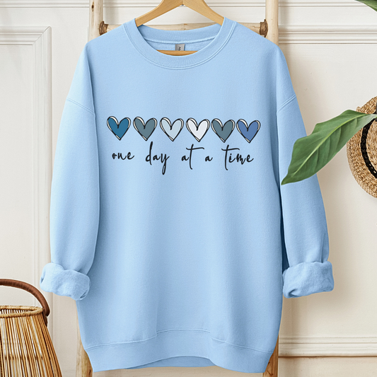 One day (hearts) 🎗️Cancer Support Sweatshirt