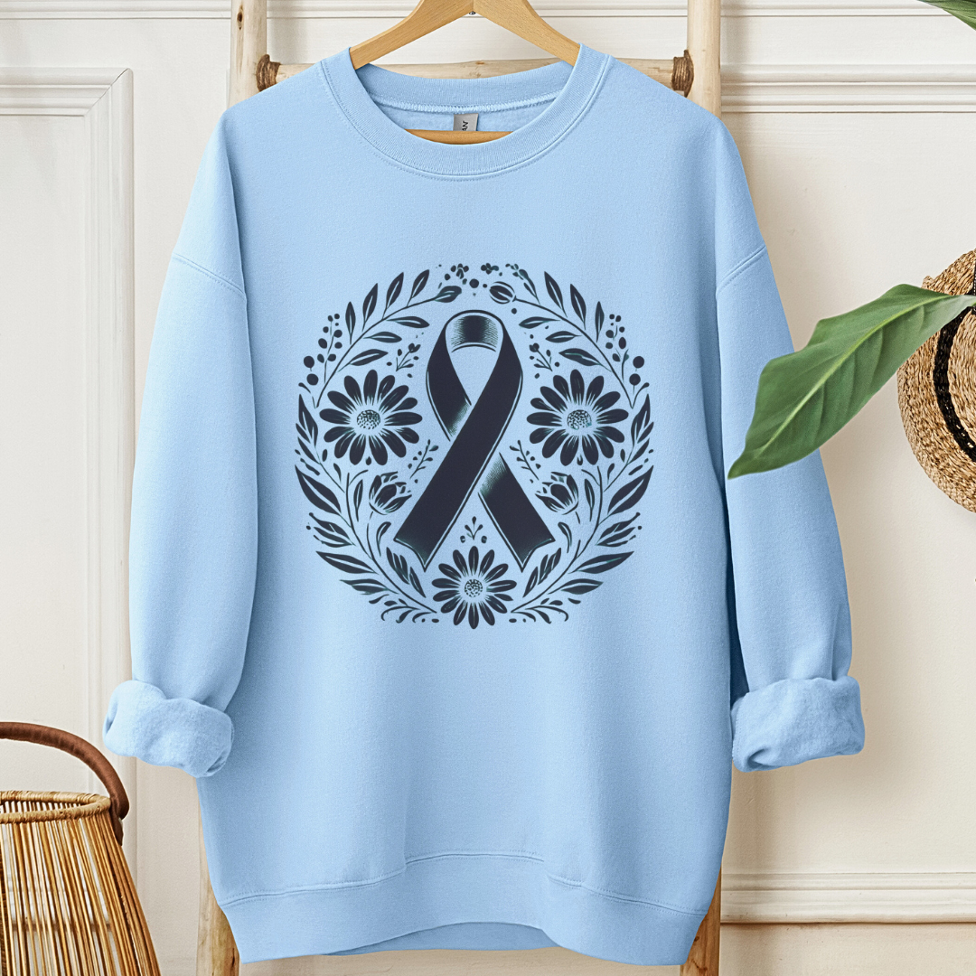 FloralšļøCancer support Sweatshirt