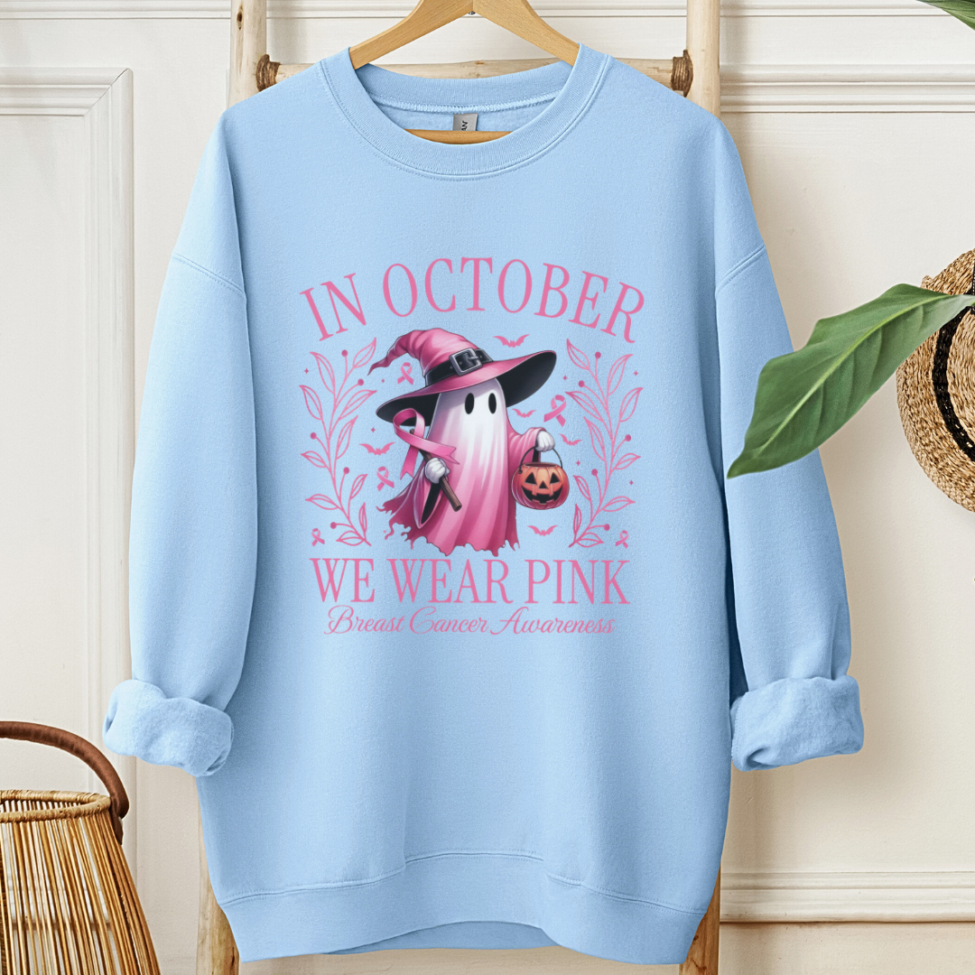 In October🎗️Cancer support Sweatshirt