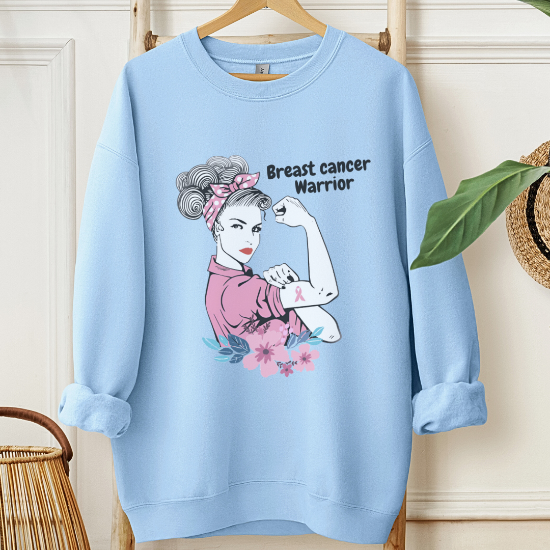 Breast Cancer Warrior🎗️Cancer support Sweatshirt