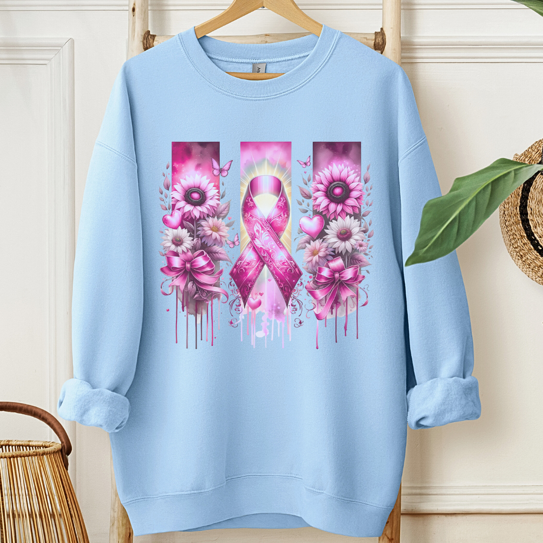Breast Flowers🎗️Cancer support Sweatshirt