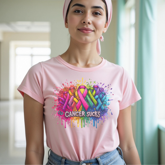Sucks🎗️ Cancer Support T-shirt