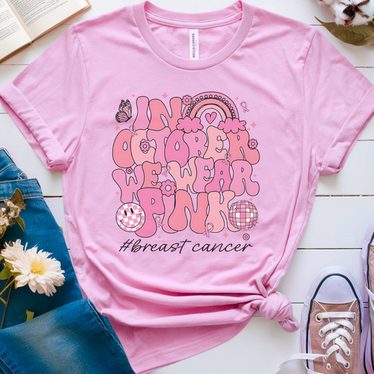 October🎗️ Cancer Support T-shirt