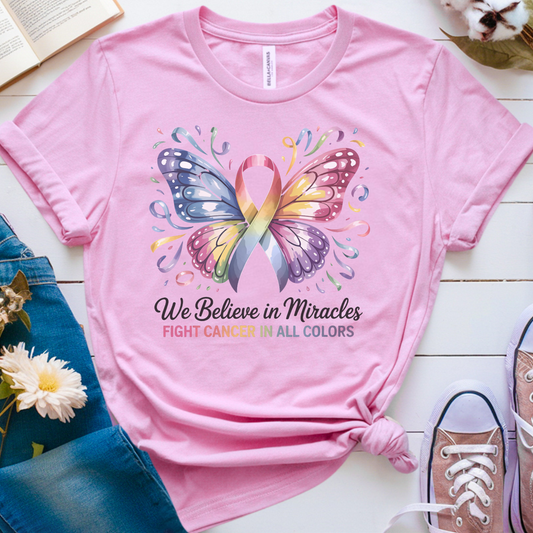 Miracles🎗️ Cancer Support T-shirt