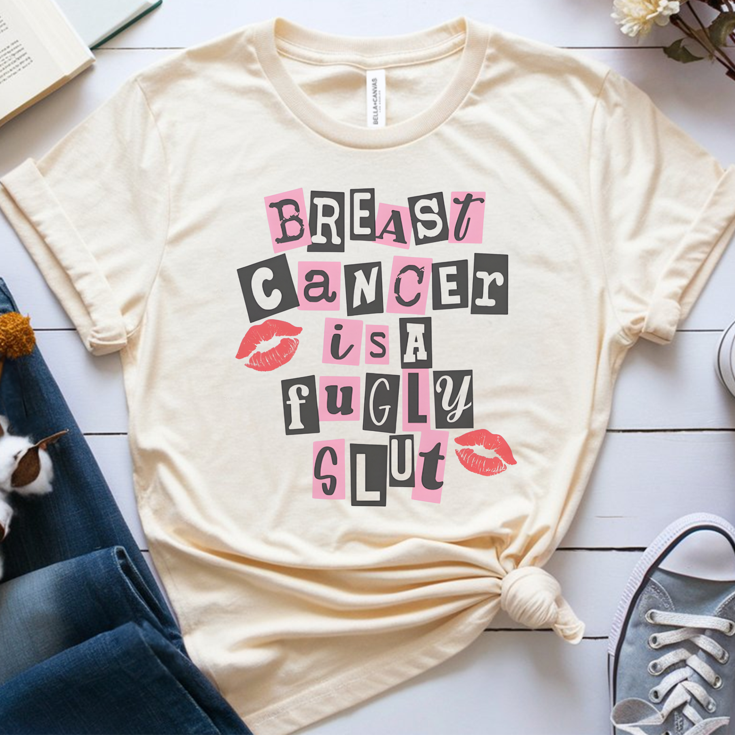 Slut🎗️ Cancer Support T-shirt