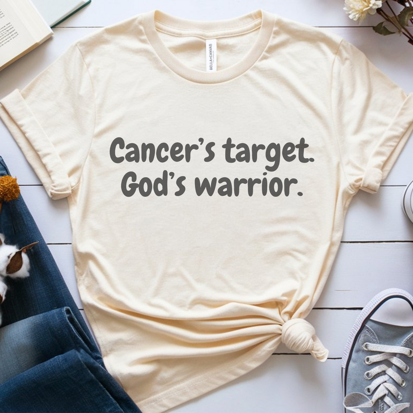 God's warrior🎗️ Cancer Support T-shirt