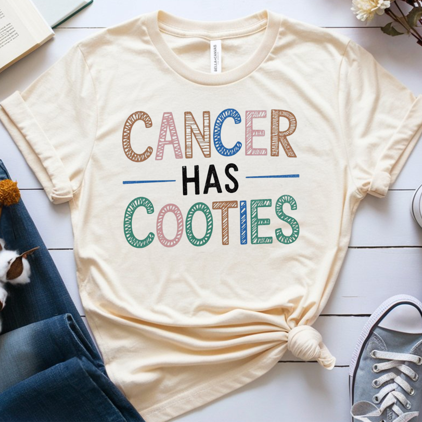 Cooties🎗️ Cancer Support T-shirt