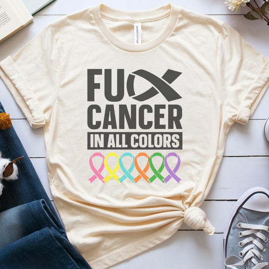 F.Cancer🎗️ Cancer Support T-shirt