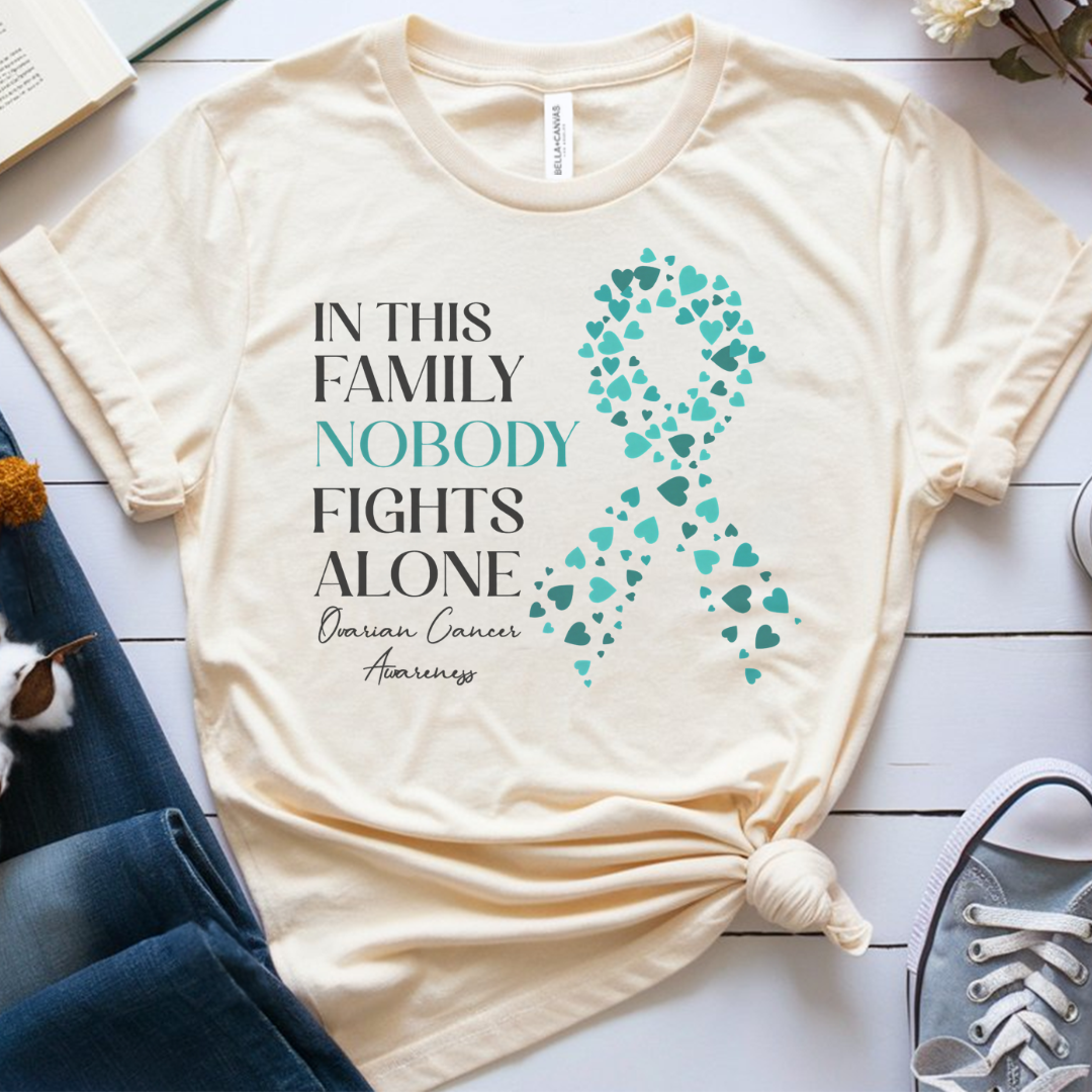 Alone🎗️ Cancer Support T-shirt