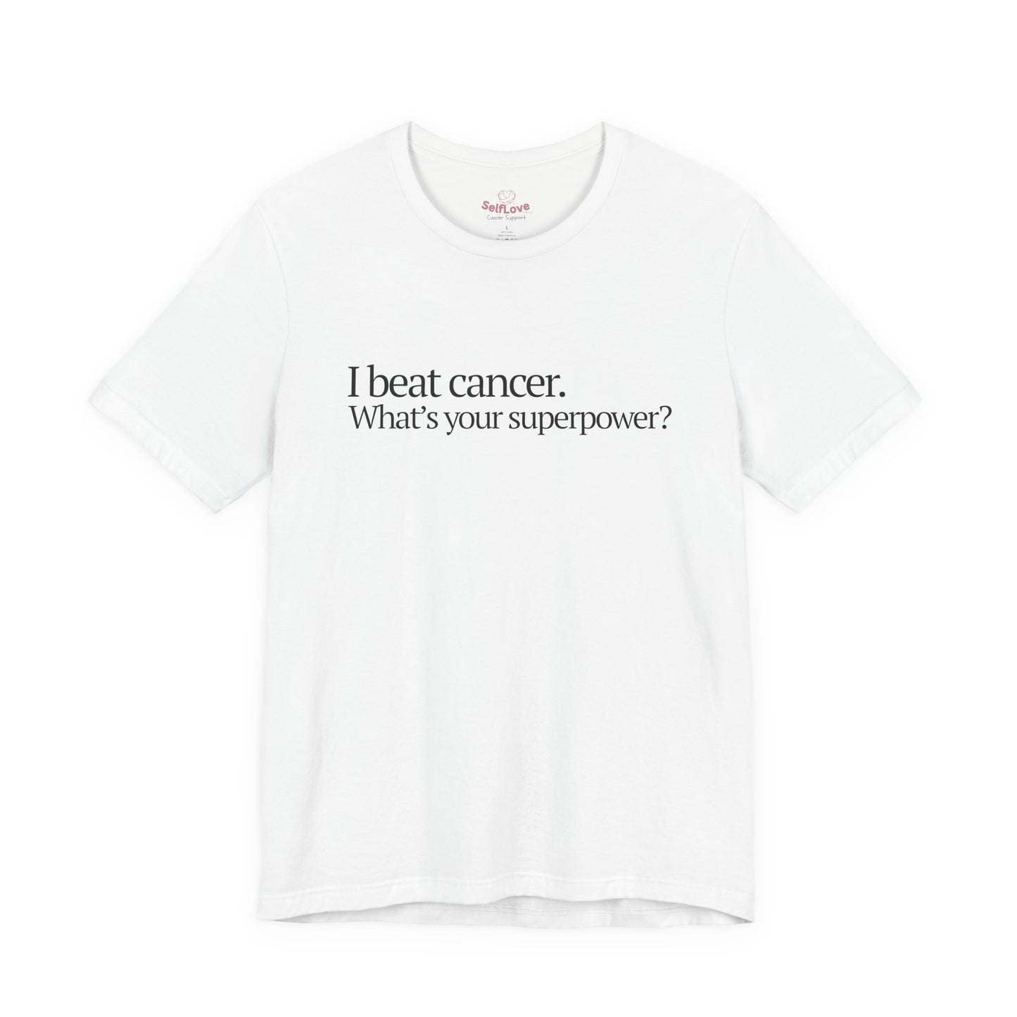 I beat🎗️Men's Cancer Support T-shirt