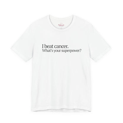 I beat🎗️Men's Cancer Support T-shirt