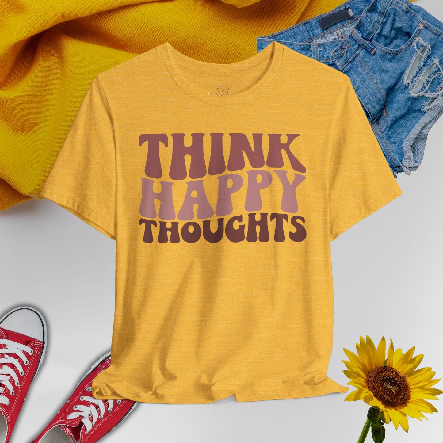 Think Happy - Unisex T-Shirt