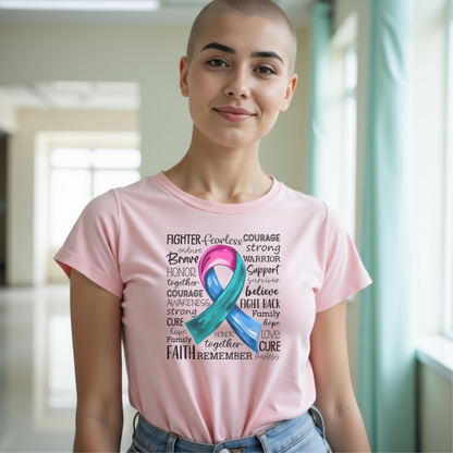 Thyroid🎗️ Cancer Support T-shirt