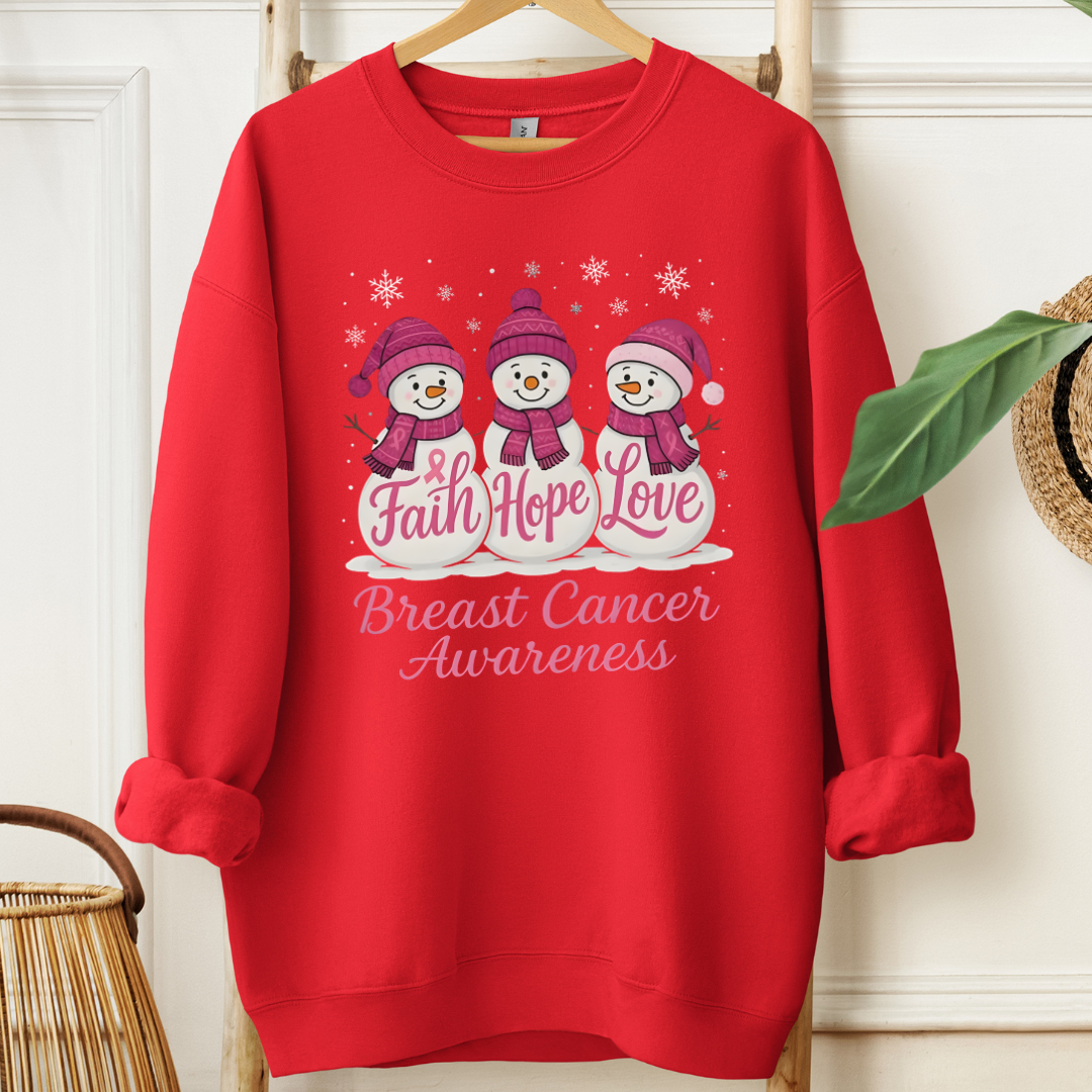 Snow🎗️Cancer support Sweatshirt (Christmas Limited Edition)