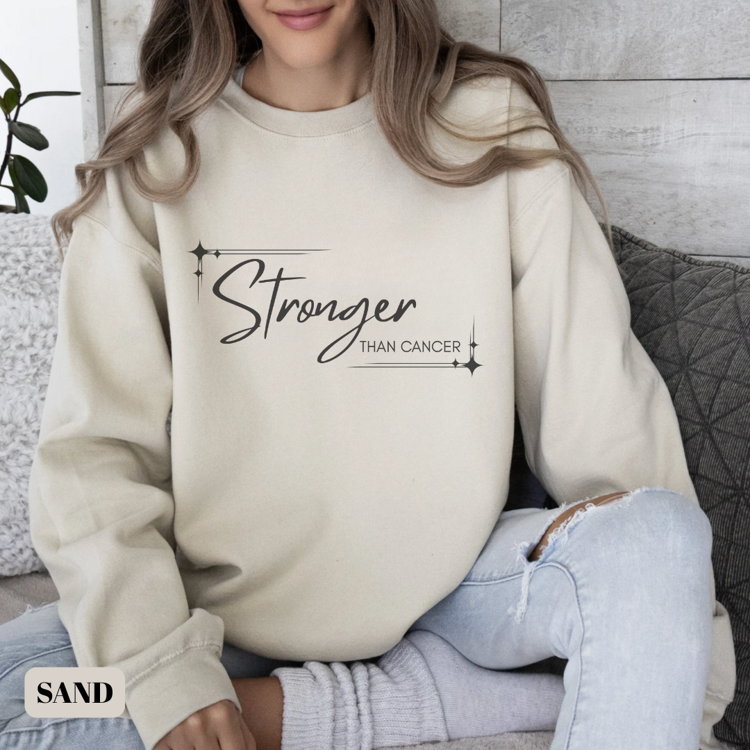 Stronger Than🎗️Cancer support Sweatshirt