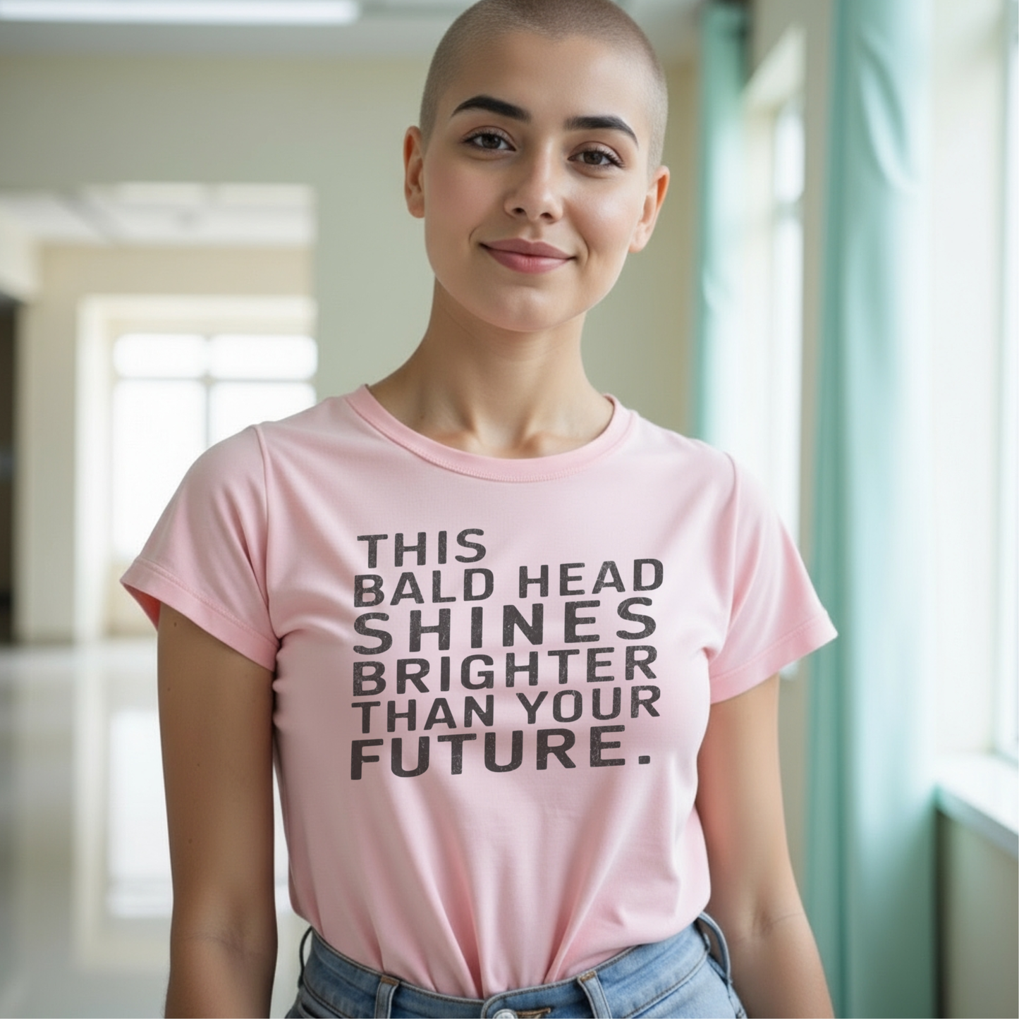 Bald🎗️ Cancer Support T-shirt