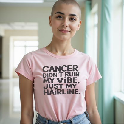 Hairline🎗️ Cancer Support T-shirt