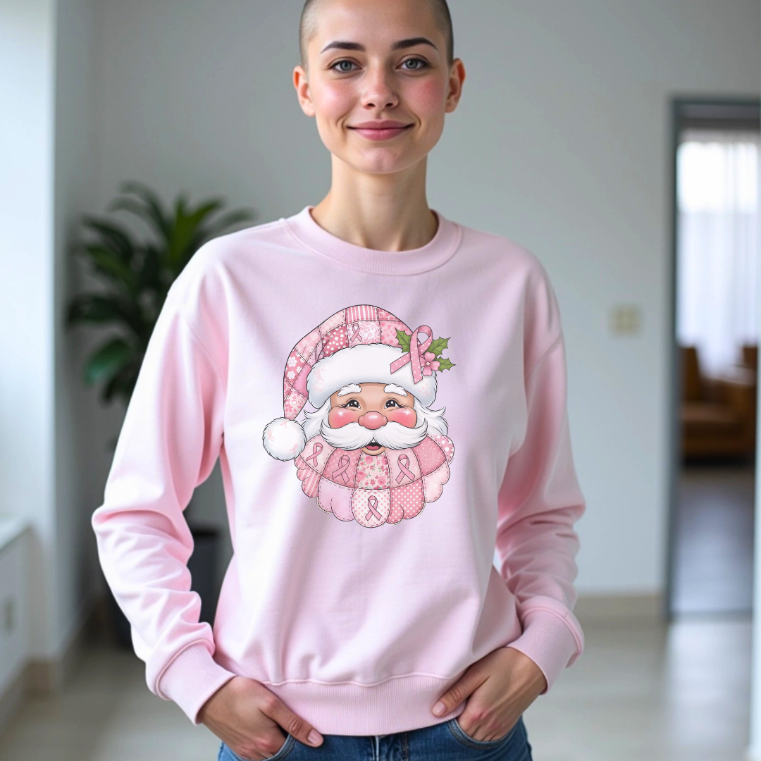 Santa🎗️Cancer support Sweatshirt (Christmas Limited Edition)