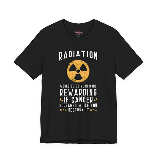 Radiation🎗️Men’s Cancer Support T-shirt
